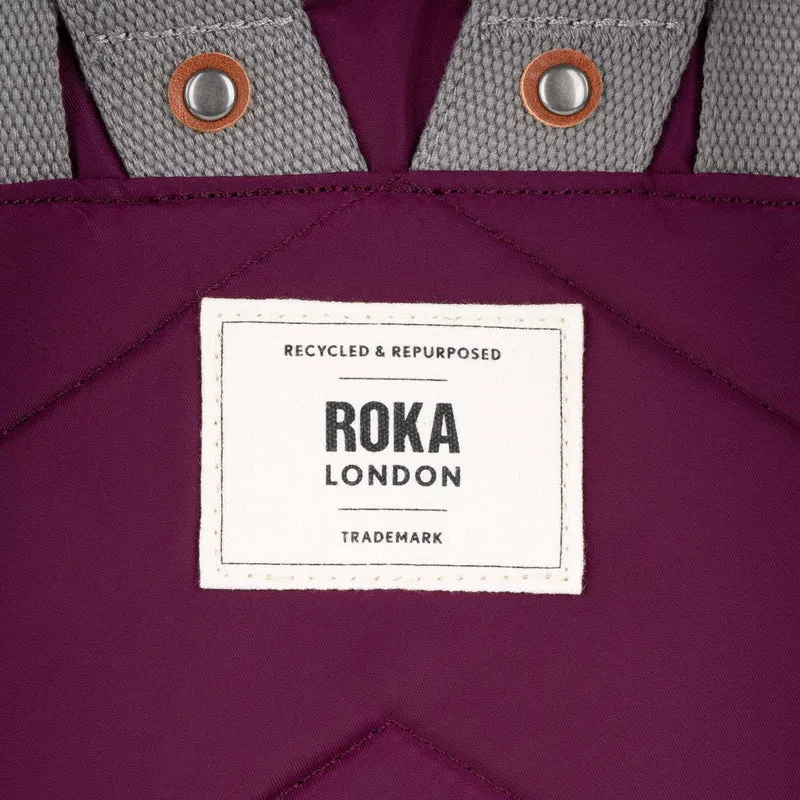 ROKA Canfield B Royal Burgundy Medium Tasche aus recyceltem Nylon