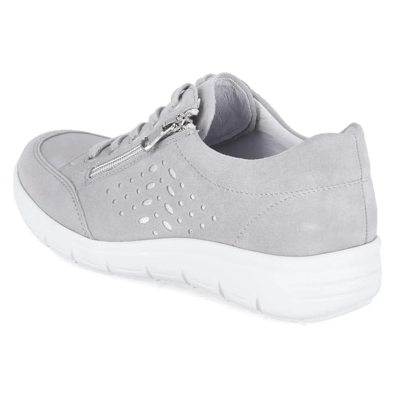 Halbschuhe Grau