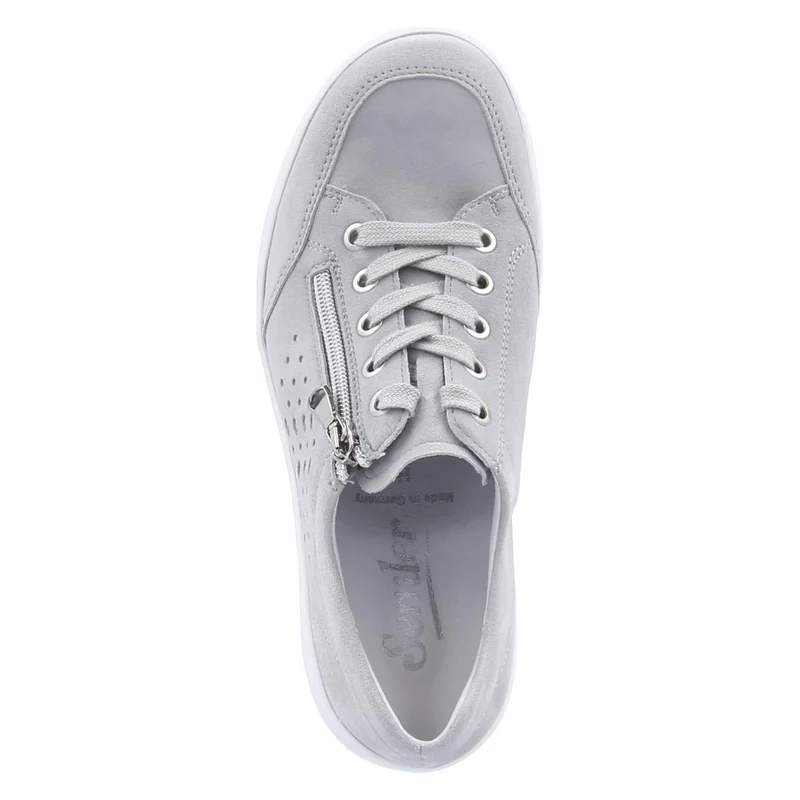 Halbschuhe Grau
