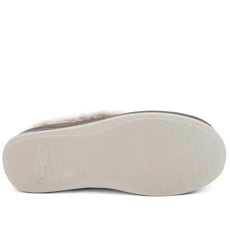 Wide Fit Memory Foam Cosy Slippers - QING42006 / 327 933 - Chocolate