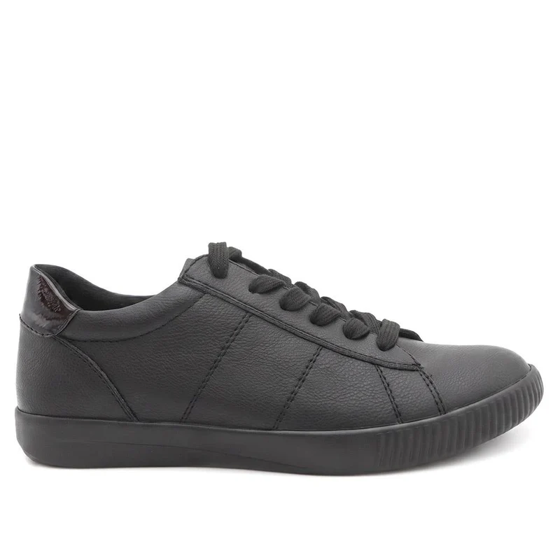 Casual Lace Up Platform Trainers - WBINS43017 / 329 059 - Black