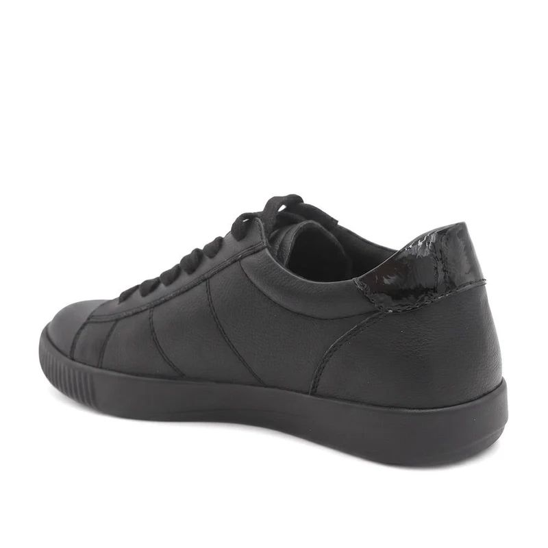 Casual Lace Up Platform Trainers - WBINS43017 / 329 059 - Black