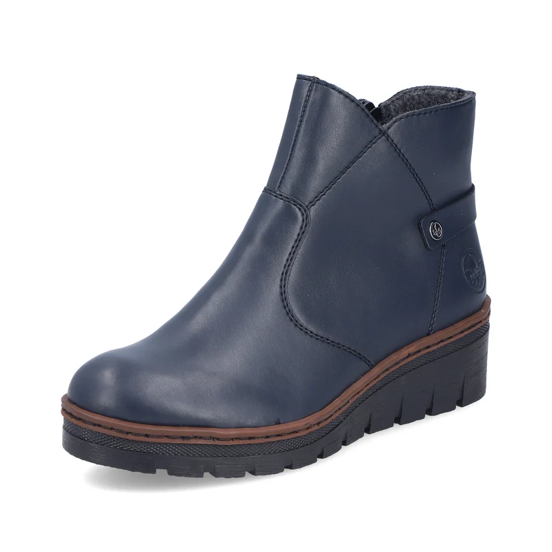 Rieker Damen Keilstiefeletten | Blau