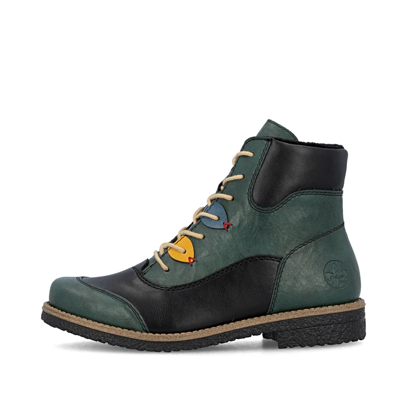 Rieker Damen Fashion Ankle Boots | Grün