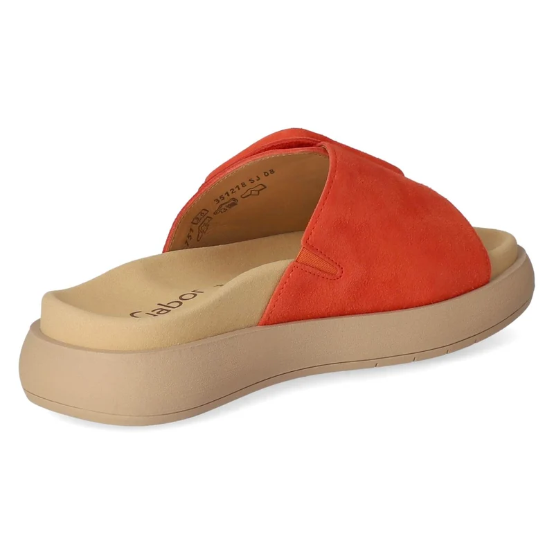 Pantoletten Orange