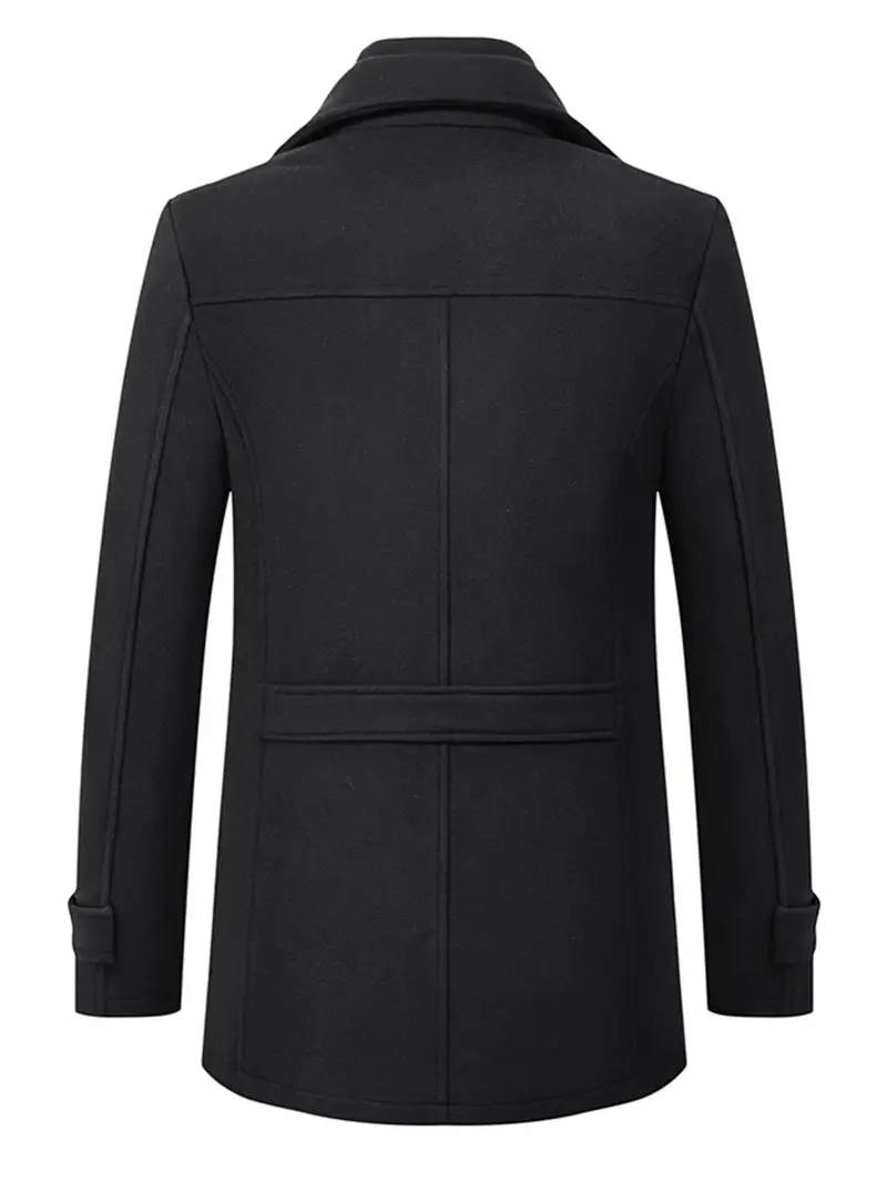 Quinten | Herren Schurwollmantel Business Casual dicke warme Jacke