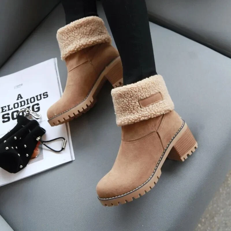 Dafnie | Kuschelige Winter-Schneestiefel aus Wolle