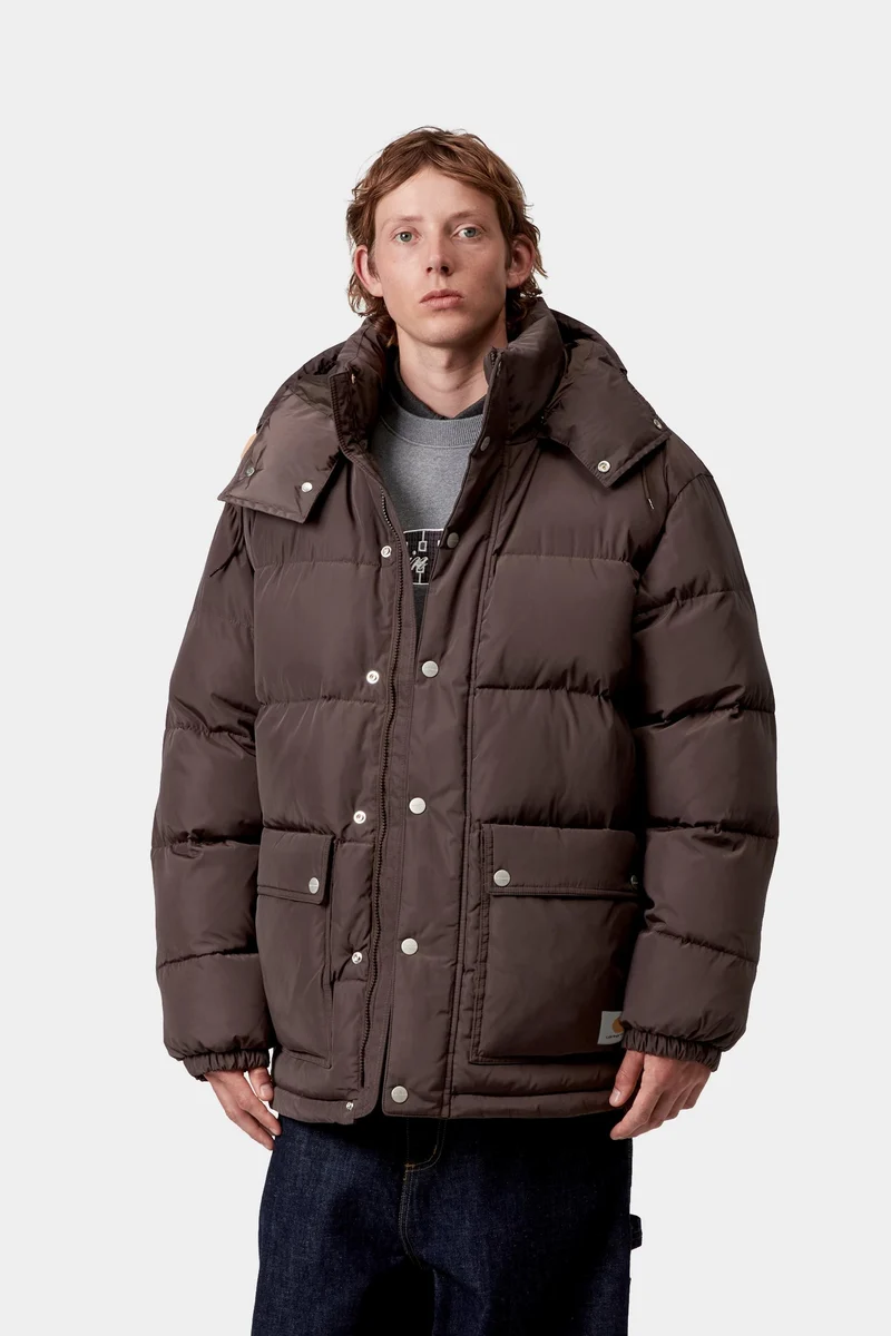 Carhartt WIP Herren Brent Jacke | Palisander