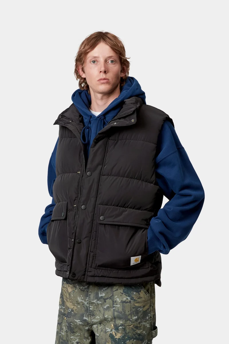Carhartt WIP Herrenweste Brent | Schwarz