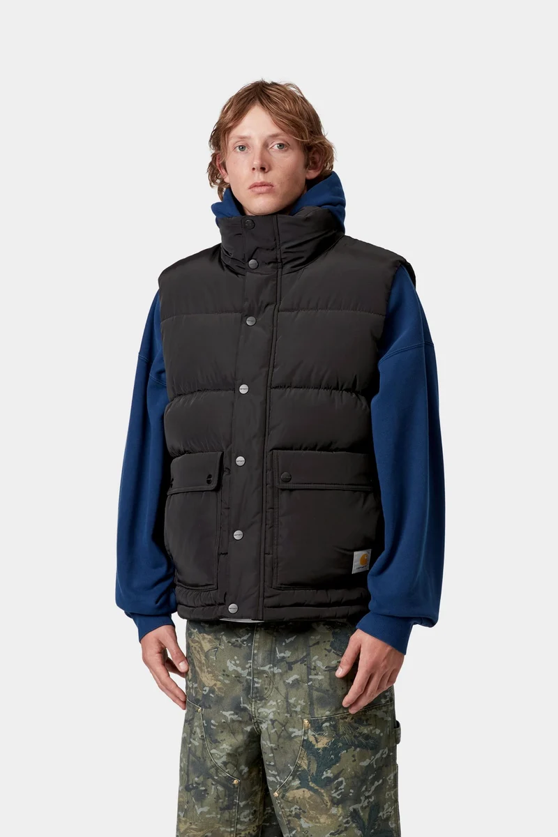 Carhartt WIP Herrenweste Brent | Schwarz