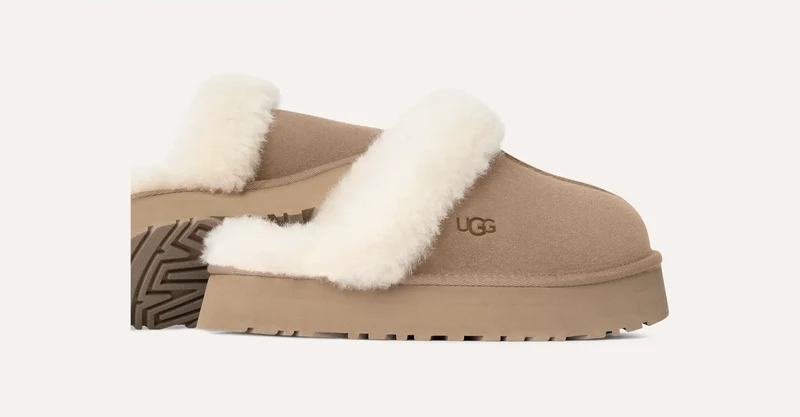 UGG Disquette Plateau-Slipper für Damen | Sand