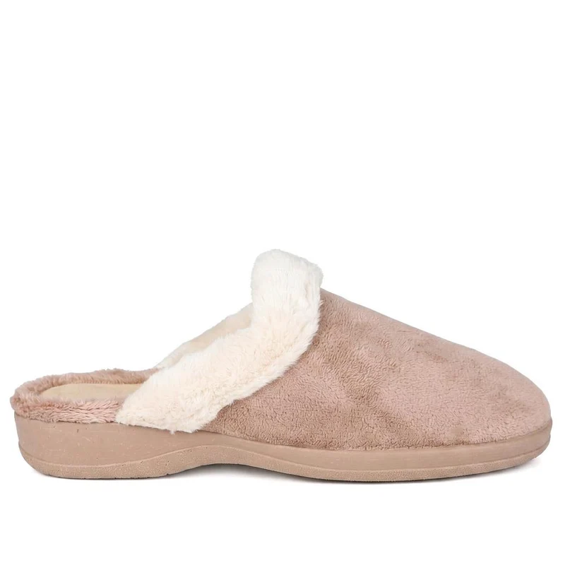 Flexible Luxury Mule Slippers - ANAT44004 / 330 347 - Natural