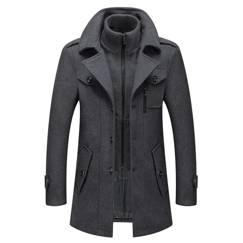 Herren Zweiteiliger Mantel | Eleganter Übergangsmantel | Zeitlos & Vielseitig