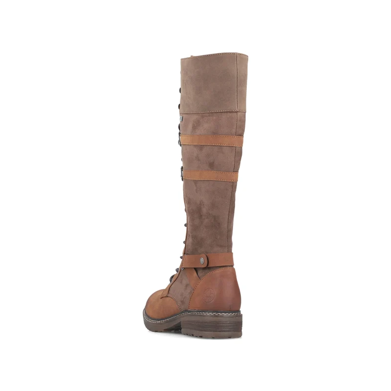 Rieker Hoher Lederstiefel für Damen | Hellbraun
