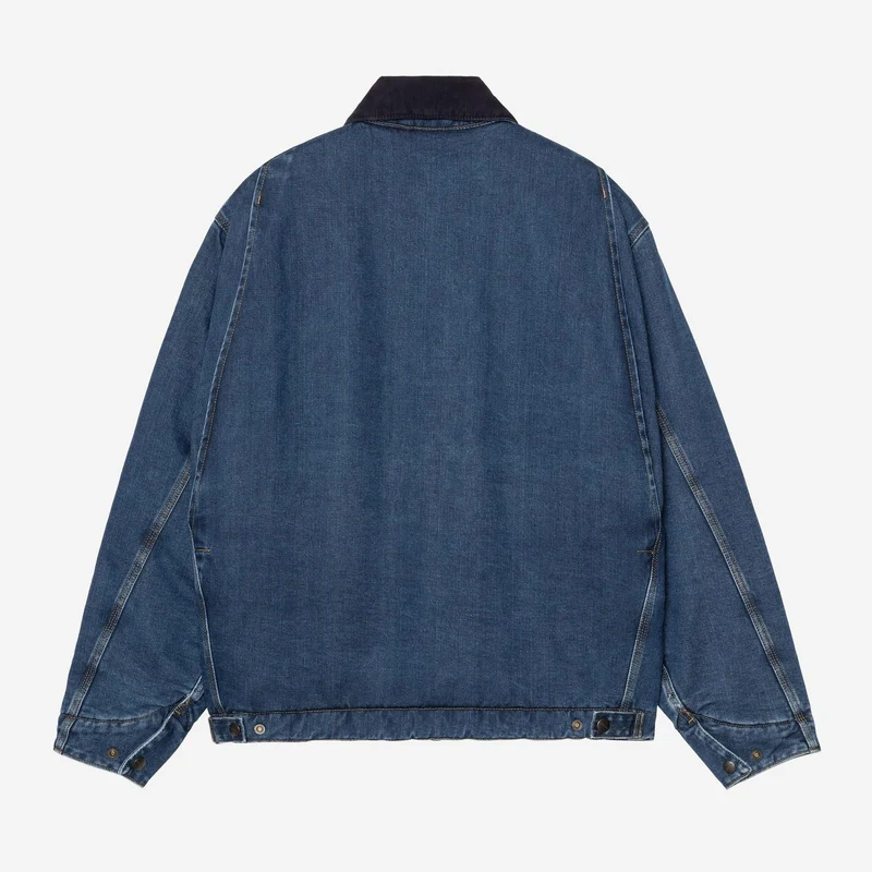 Carhartt WIP Herren OG Detroit Maitland Jeansjacke | Blau / Dunkelblau