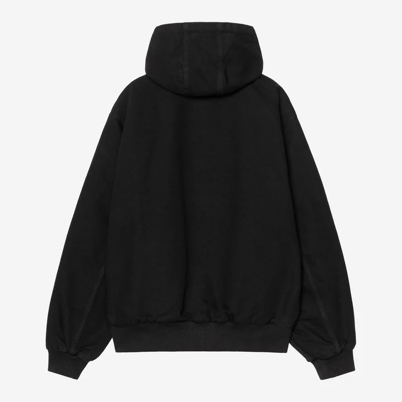 Carhartt WIP Herren OG Active Canvas-Jacke in der 50th Anniversary Edition | Schwarz / USA-Rot