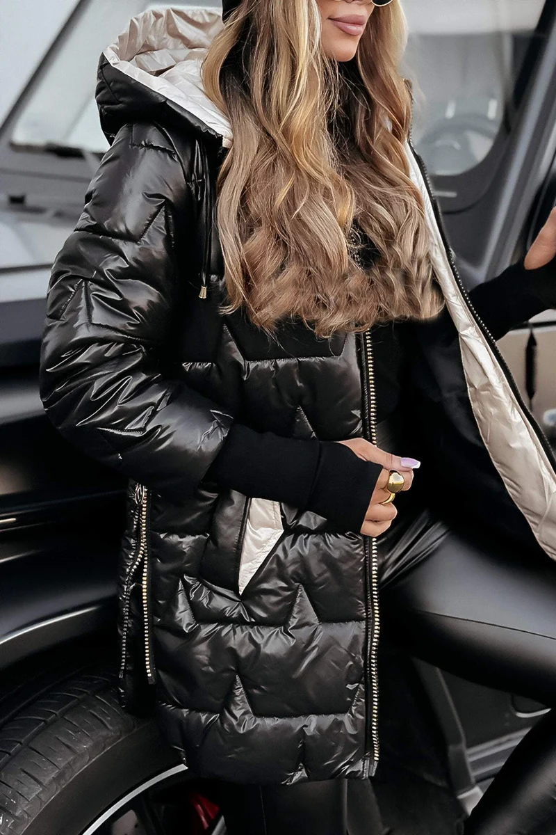 Damen Casual Jacke | Kapuzenjacke | Weiche Stoffqualität | Alltag & Freizeit