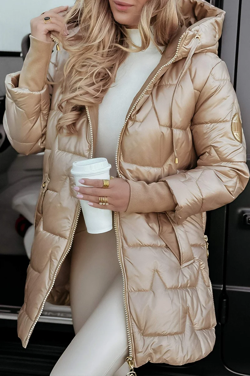 Damen Casual Jacke | Kapuzenjacke | Weiche Stoffqualität | Alltag & Freizeit
