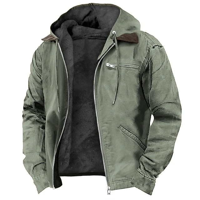 Owenn | Moderne Outdoor-Jacke für Herren mit Kapuze und Kordelzug