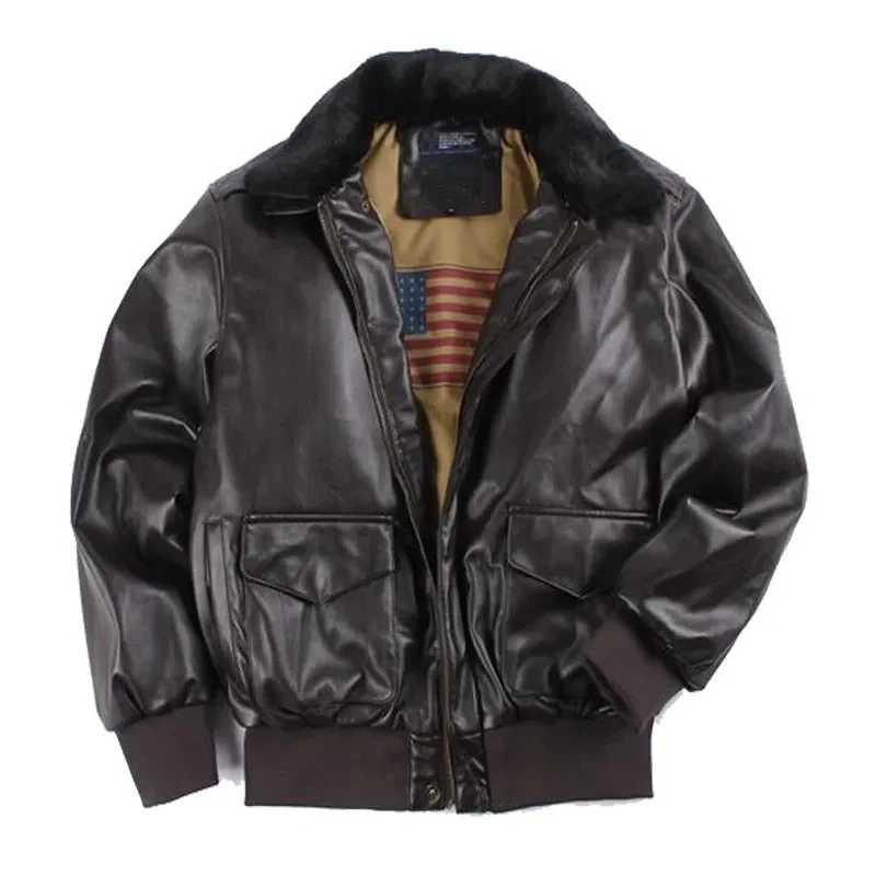 Lister | Winter Vintage Leder Motorradjacke