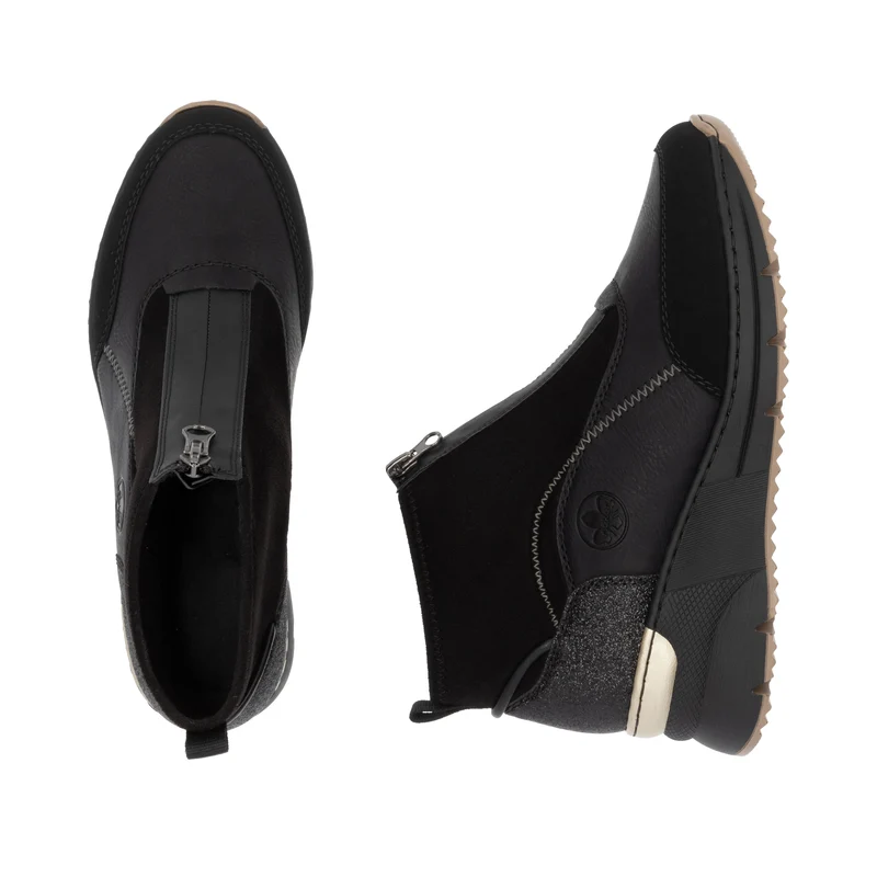 Rieker Damen Keilstiefeletten | Schwarz