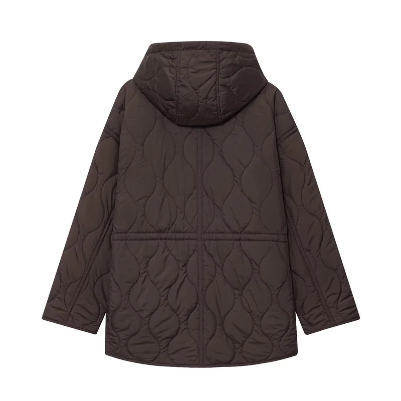 Damen Steppmantel mit funktionellem Frontverschluss - Bonny