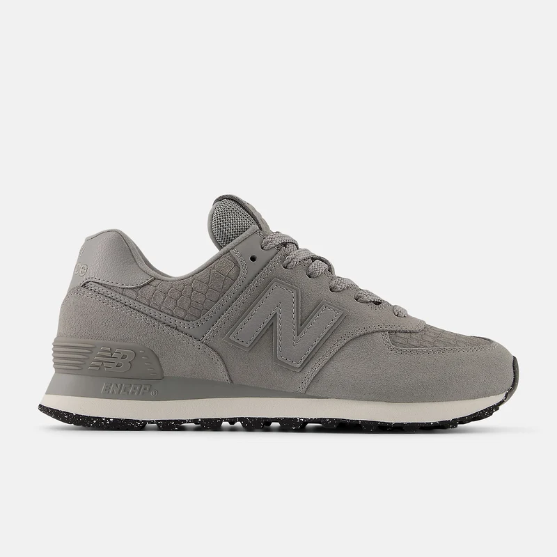 New Balance Damen 574 Fashion Sneakers | Arktisches Grau / Metallic-Silber