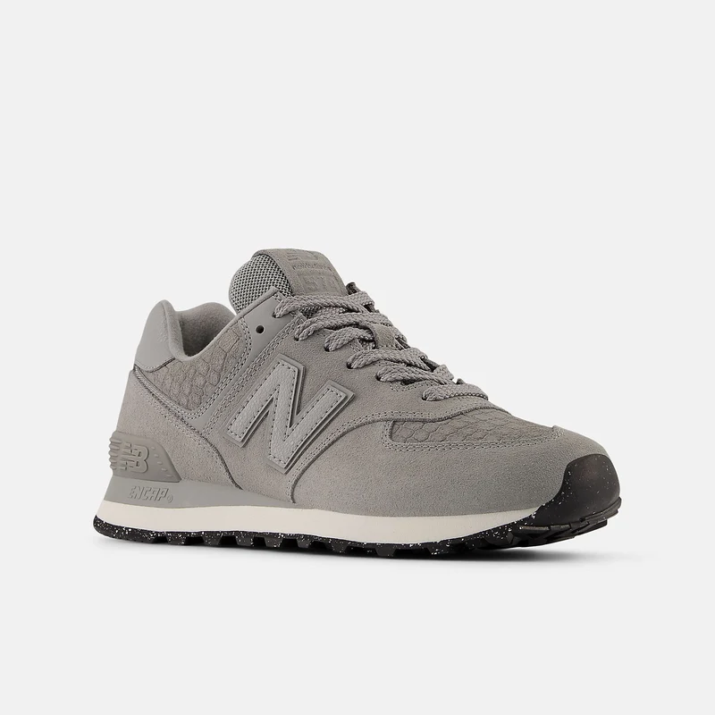 New Balance Damen 574 Fashion Sneakers | Arktisches Grau / Metallic-Silber