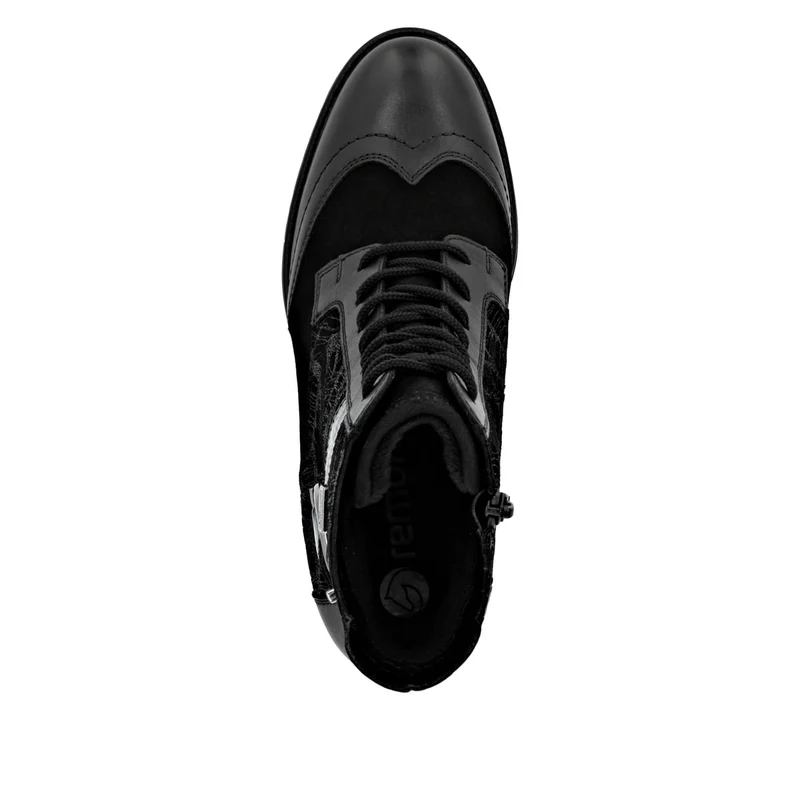 Remonte Damen Stiefelette mit Absatz | Schwarz