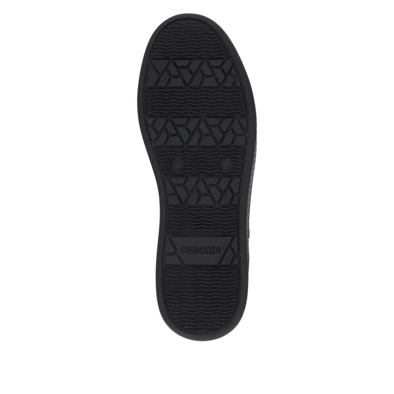 Remonte Modische Leder-Sneaker für Damen | Schwarz