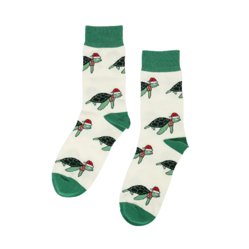 Bare Kind Weihnachtsstrümpfe aus Bambus, rosa & grün | 3er-Pack