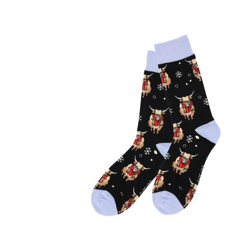 Bare Kind Weihnachtsstrümpfe aus Bambus, rosa & grün | 3er-Pack