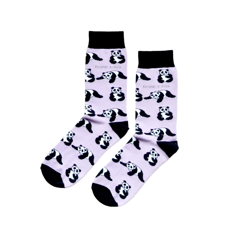 Bare Kind Rettet die Panda-Bambussocken