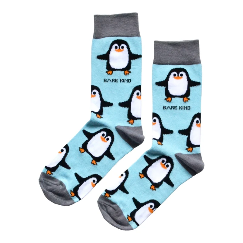 Bare Kind Rettet die Pinguine! Bambussocken