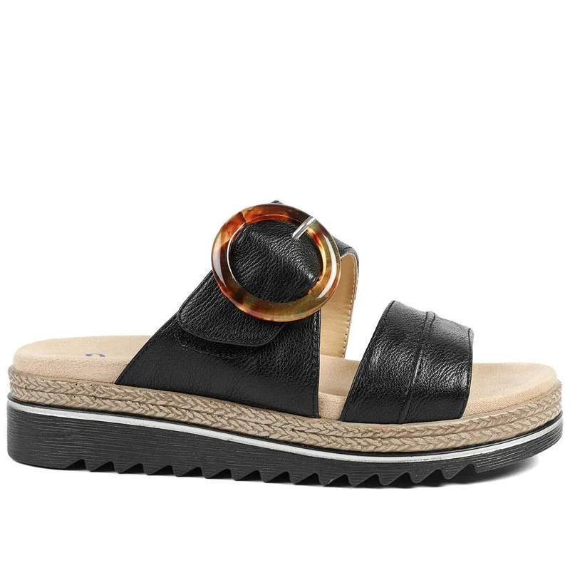 Adjustable-Fitting Mules - WBINS41023 / 327 085 - Black