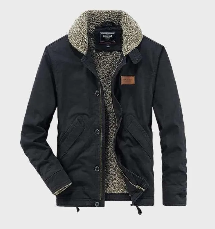 Lando | Schneid- und Stichfeste Jacke für Selbstverteidigung mit Taschen und Reißverschluss
