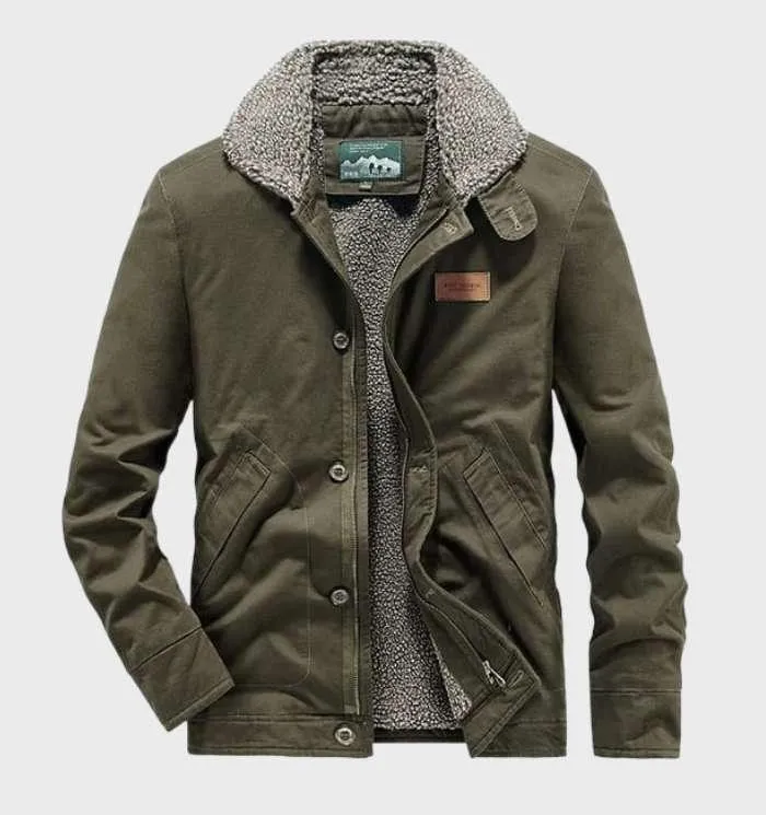 Lando | Schneid- und Stichfeste Jacke für Selbstverteidigung mit Taschen und Reißverschluss