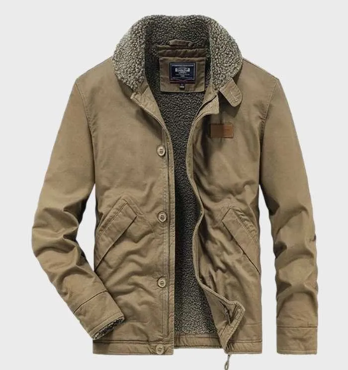 Lando | Schneid- und Stichfeste Jacke für Selbstverteidigung mit Taschen und Reißverschluss
