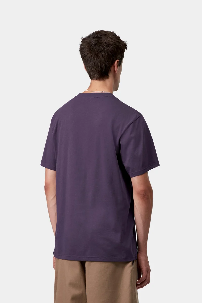 Carhartt WIP Herren-T-Shirt mit Schriftzug | Lokers / Salz