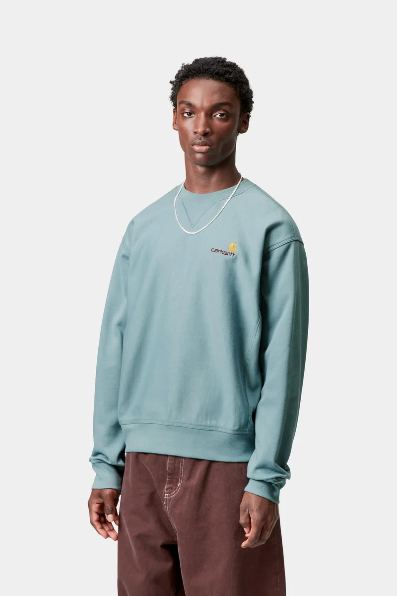 Carhartt WIP Herren American Script Sweatshirt | Citadel