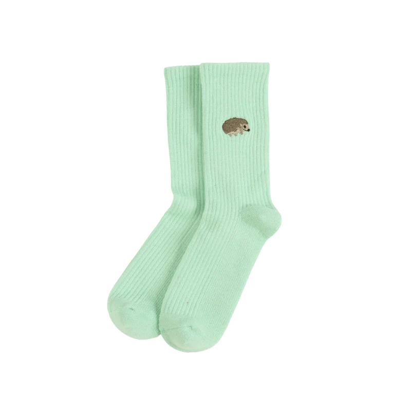 Bare Kind Rette den Igel – Bambusrippsocken
