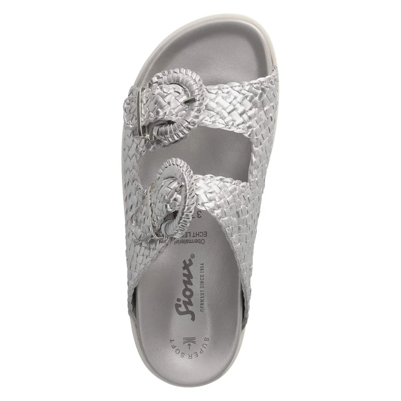 Pantoletten JAMESCHA 701 Silber