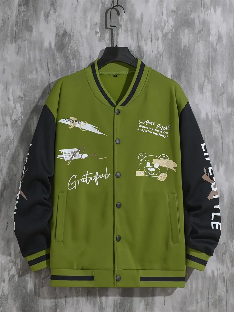 Coli | Collegejacke mit Hipster-Buchstabenmuster