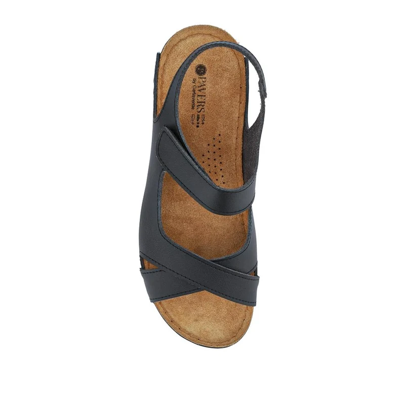Cushioned Touch-Fasten Sandals - SERAY41003 / 327 591 - Black
