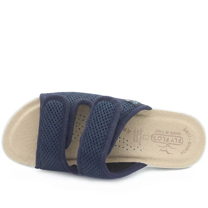 Fly Flot Dual Adjustable Strap Mule Sandals - FLY43015 / 328 650 - Navy