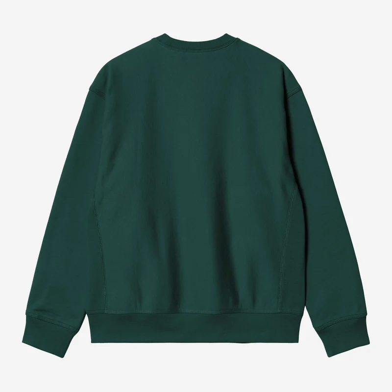 Carhartt WIP Herren American Script Sweatshirt | Dunkelbraun