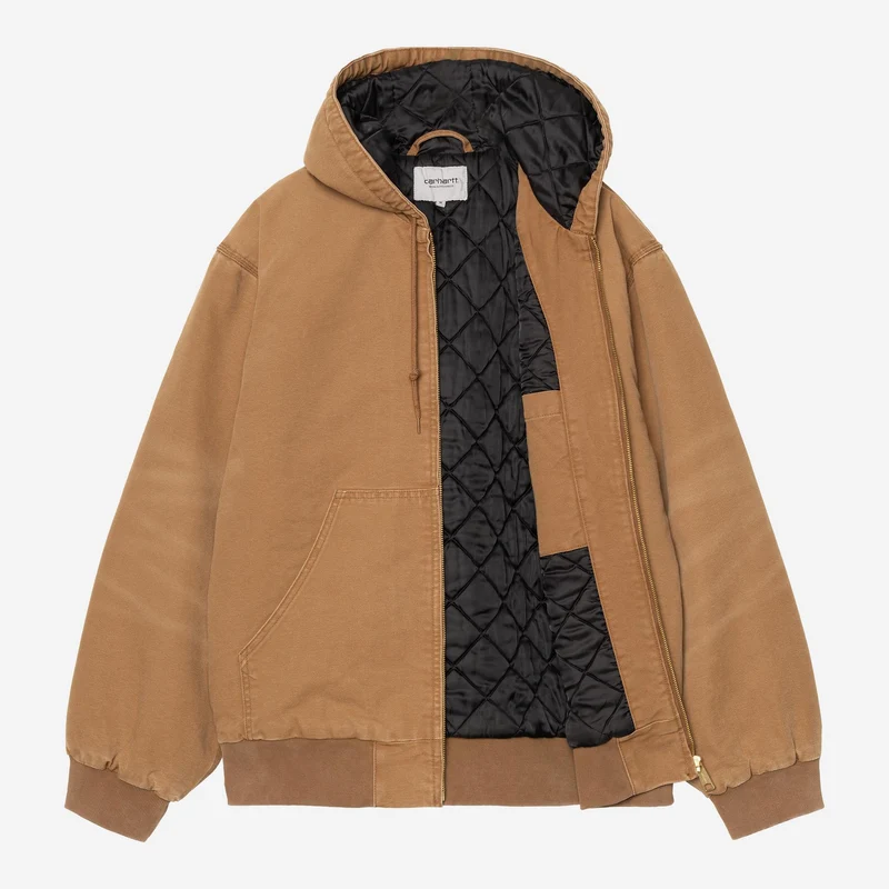 Carhartt WIP Herren OG Active Stone Canvas Jacke | Hamilton Brown