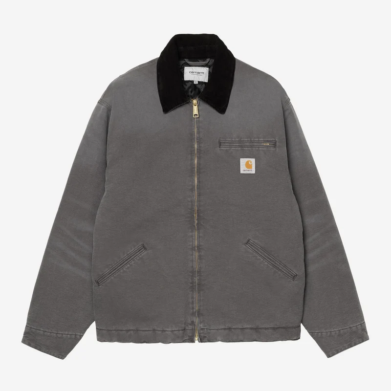 Carhartt WIP Herren OG Detroit Jacke | Graphit/Schwarz