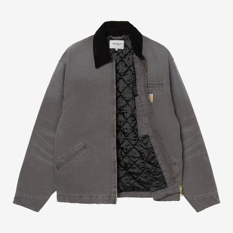 Carhartt WIP Herren OG Detroit Jacke | Graphit/Schwarz