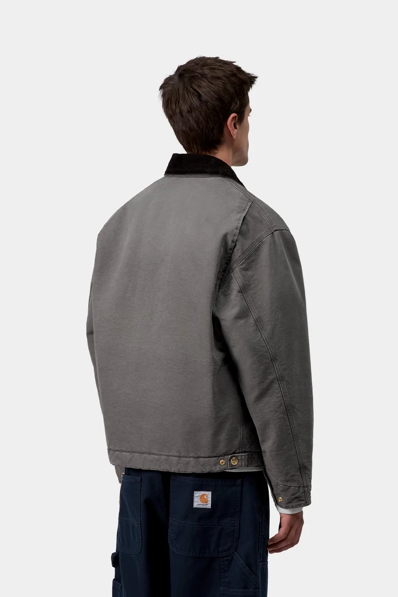 Carhartt WIP Herren OG Detroit Jacke | Graphit/Schwarz